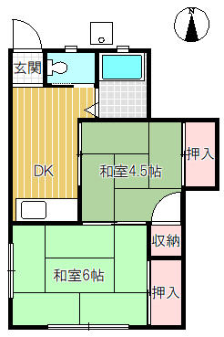 大角ハイツの間取り