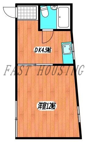 新宿区四谷坂町のマンションの間取り