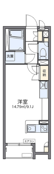 レオネクストメニーウェル岡南の間取り