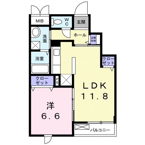 カルム　アビタシオンの間取り