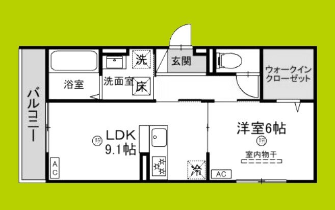 パサログランデ綾之町の間取り