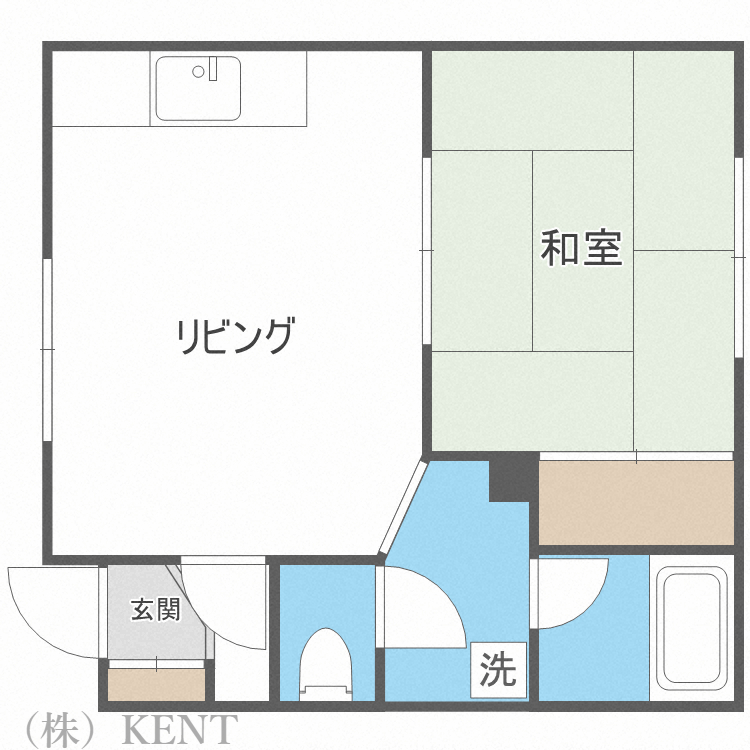 ハウス発寒２の間取り