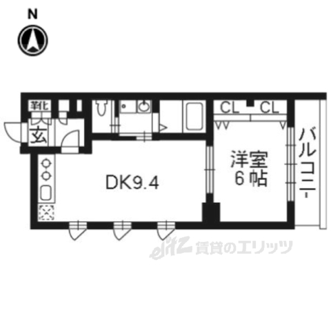 サウスコンフォートの間取り