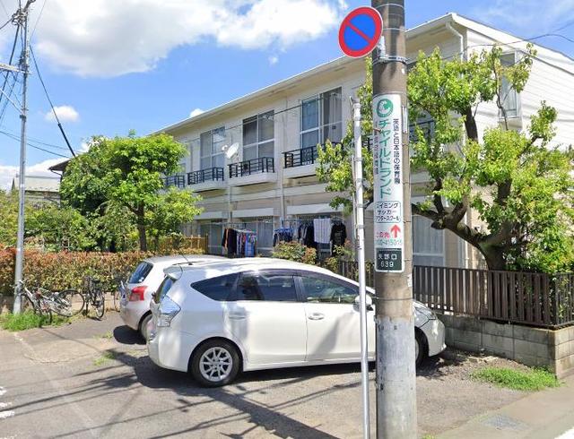 稲城市矢野口のアパートの建物外観