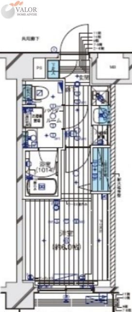 横浜市南区永楽町のマンションの間取り