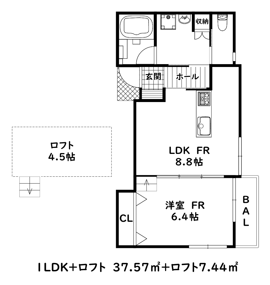 セイントエスペランサ月見山の間取り