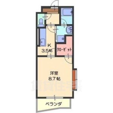 名古屋市南区南野のマンションの間取り