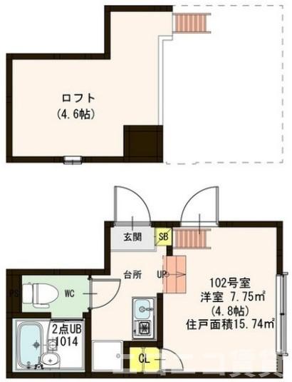 メゾン・ド・ワイ新小岩の間取り