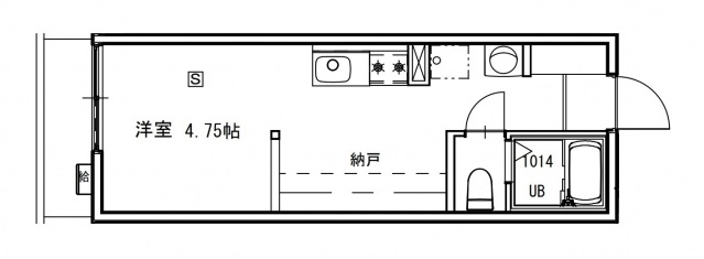 【広島市安佐南区大塚東のアパートの間取り】