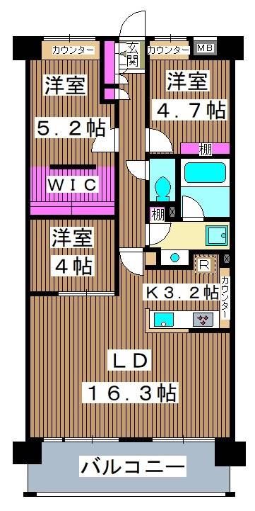 コンフォリア高島平の間取り