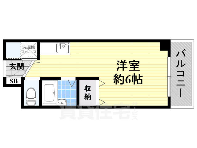 【茨木市駅前のマンションの間取り】