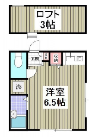 川崎市麻生区高石のアパートの間取り