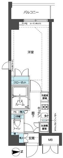 エルミタージュ東高円寺の間取り