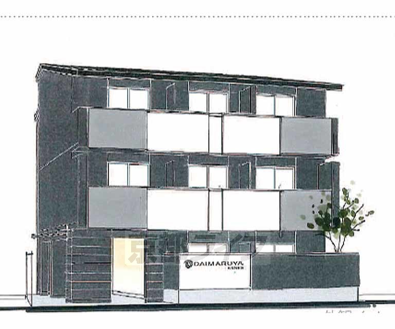 建物外観　予想図、完成予想図