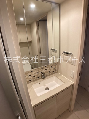 洗面設備　ザ・パークハビオ品川戸越