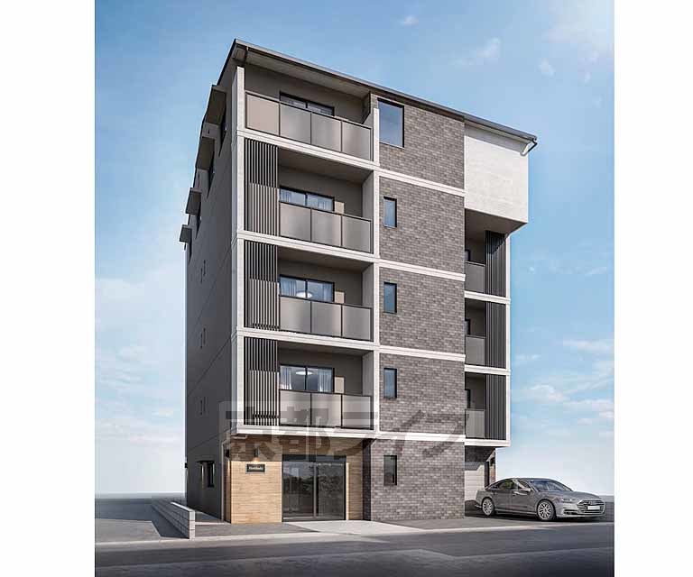 建物外観　予想図、ＣＧによる完成イメージパースです。