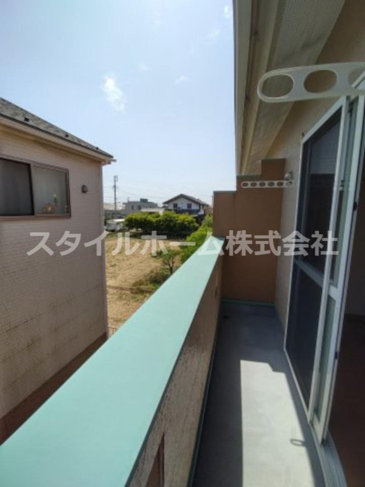 バルコニー　陽当たり良好なバルコニーです