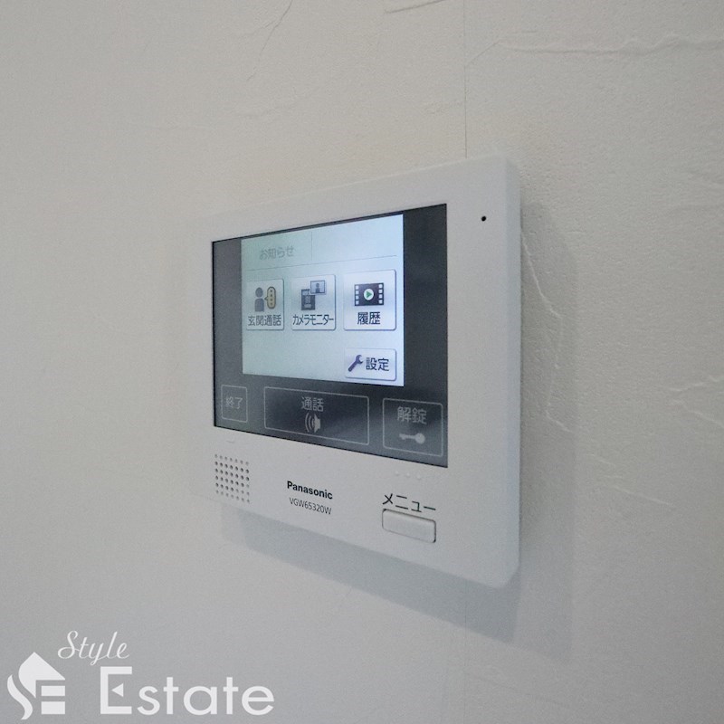 セキュリティ　モニター付きインターホン