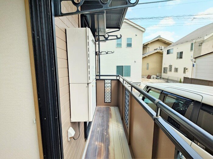 バルコニー　日当たり良好です。