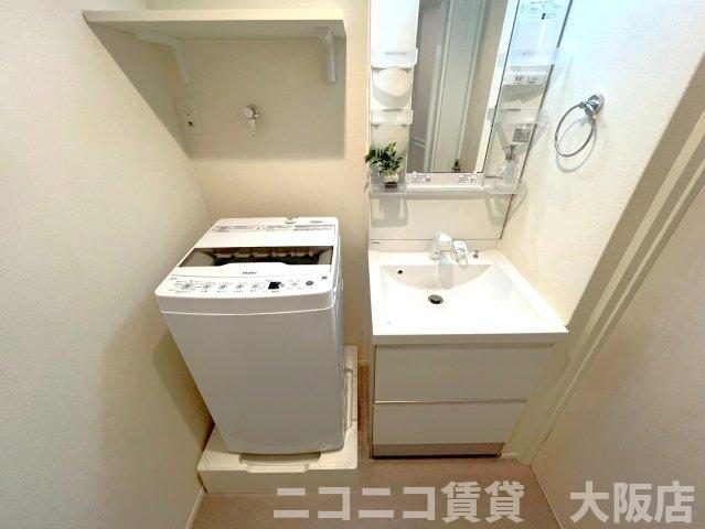 洗面設備　モデルルームイメージのため、現況を優先いたします。