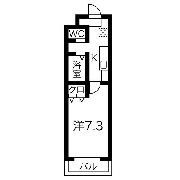 A・City東岸の間取り写真