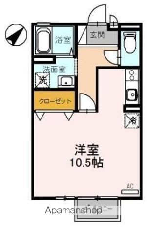 パークサイドヒロツグ B棟の間取り写真