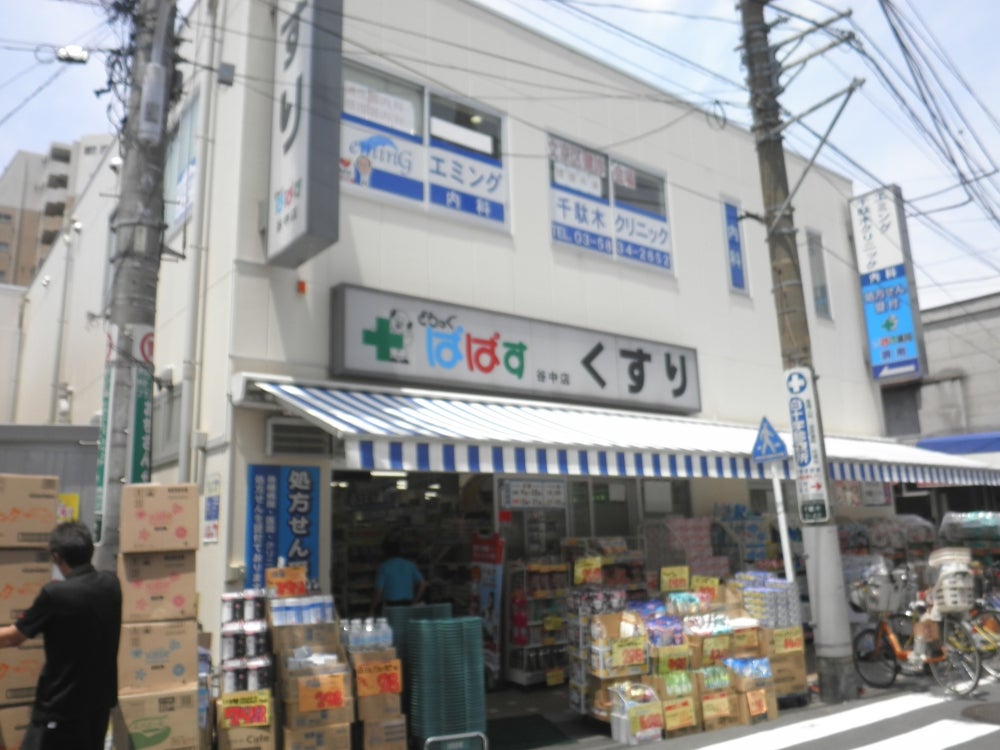ドラックストア　どらっぐぱぱす谷中店（ドラッグストア）まで346m