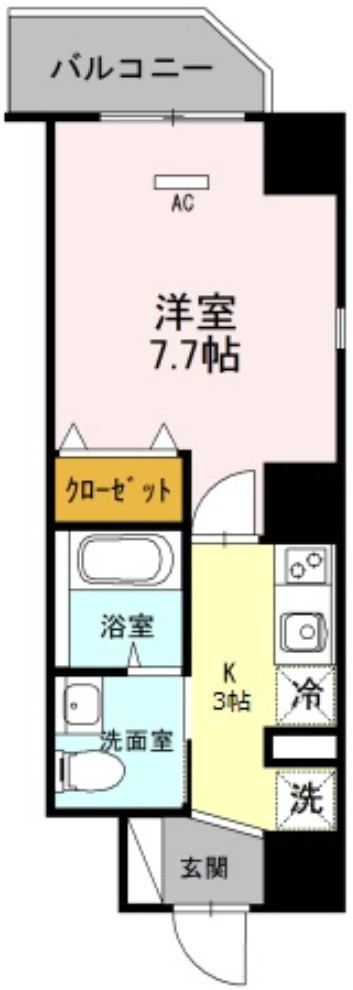プランドール梅田の間取り写真