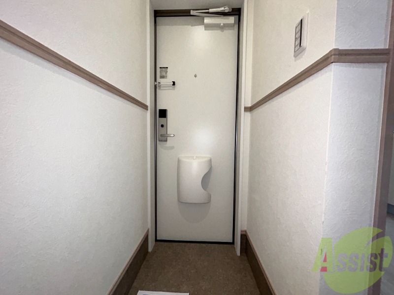 収納　玄関から見た景色はこちらです。イメージできますか。