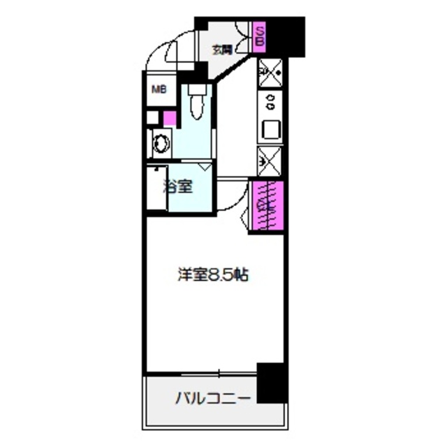ファーストフィオーレ京橋イーストの間取り写真