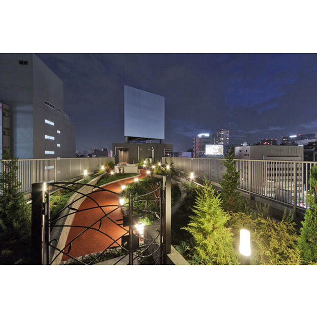 眺望　屋上庭園