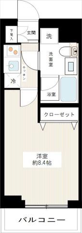 京急空港線 大鳥居駅 徒歩10分 5階建 築6年の間取り写真