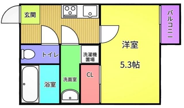 東急目黒線 目黒駅 徒歩11分 3階建 築7年の間取り写真
