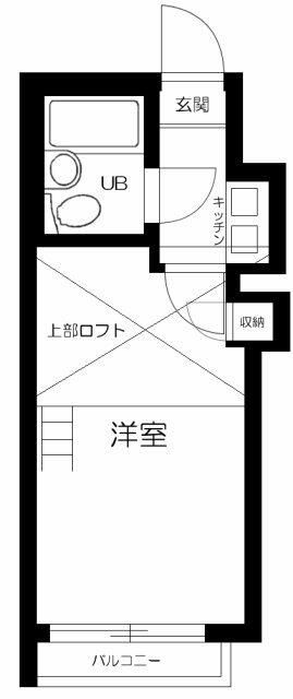 西武池袋線 東長崎駅 徒歩5分 2階建 築40年の間取り写真