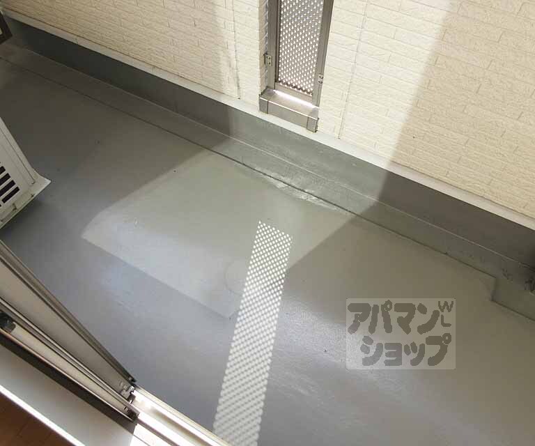 バルコニー　洗濯物もよく乾きます