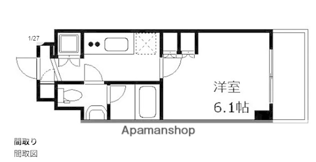 都営浅草線 馬込駅 徒歩5分 5階建 築15年の間取り写真