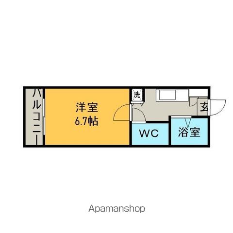シェソワ名高山の間取り写真
