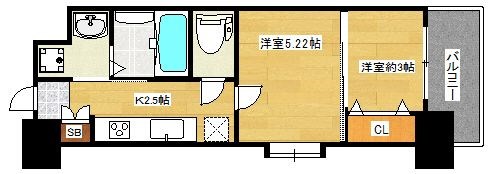 ORIENTBLD No.111 TRADHING TOWERの間取り写真