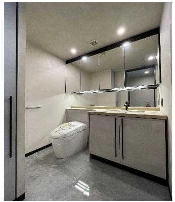 洗面設備　リンクハウス松屋町レジデンス