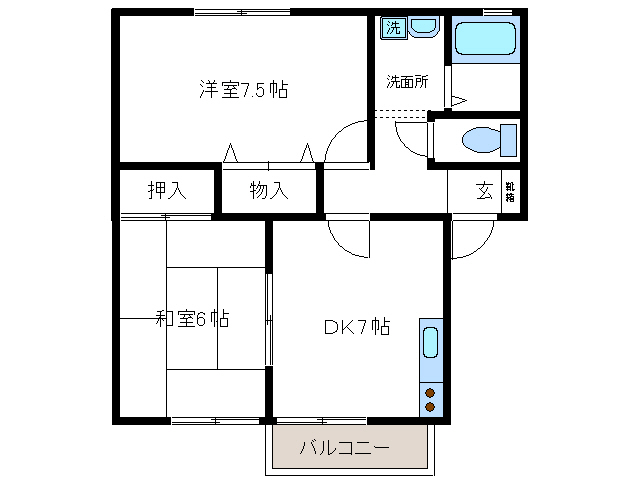 コンフォートの間取り