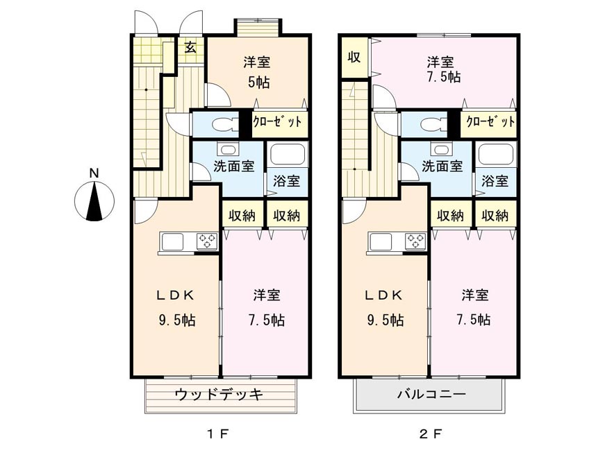 リバティーハウスの間取り