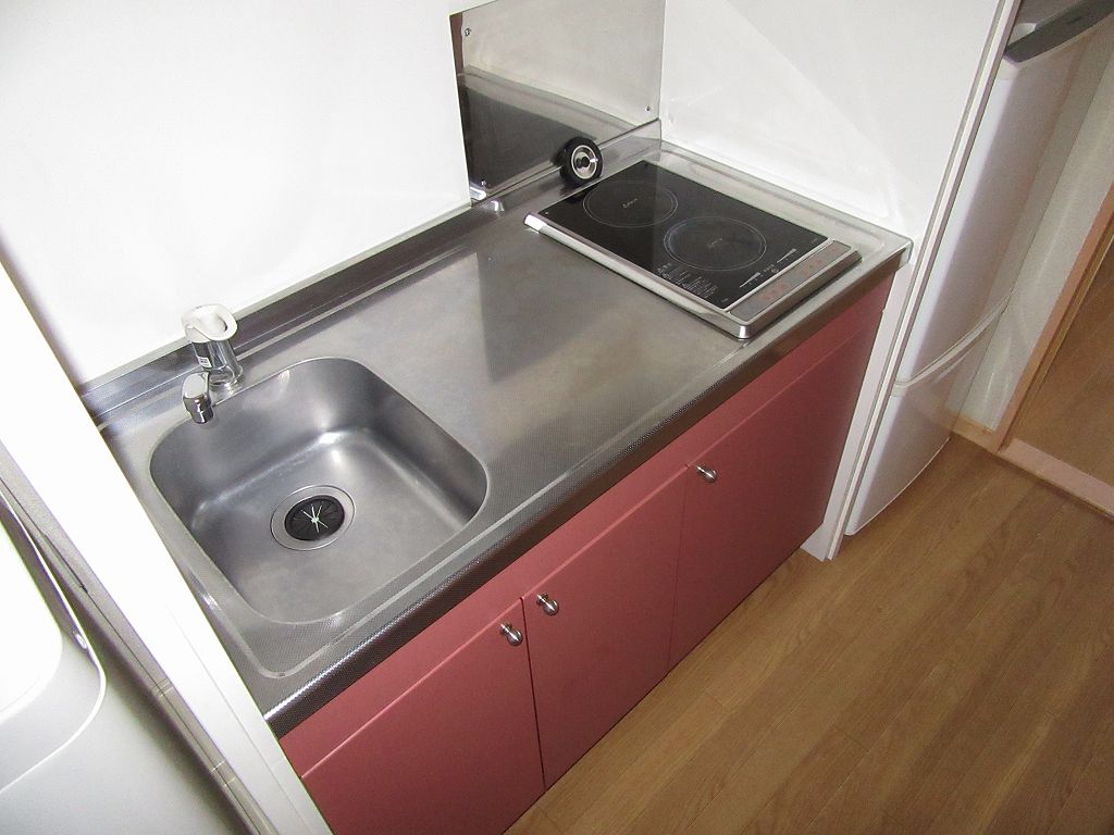 キッチン　電気コンロ2口※同タイプ