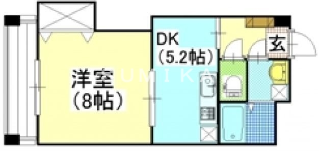 ピュール・セレネ表町の間取り