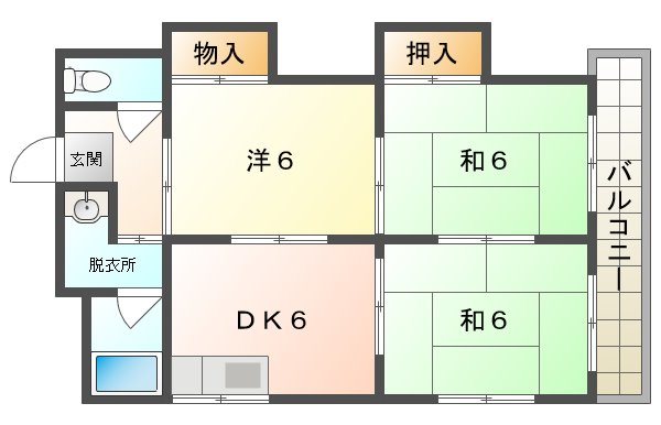 ローズハイツの間取り