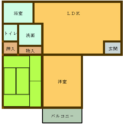 コスモハイツの間取り