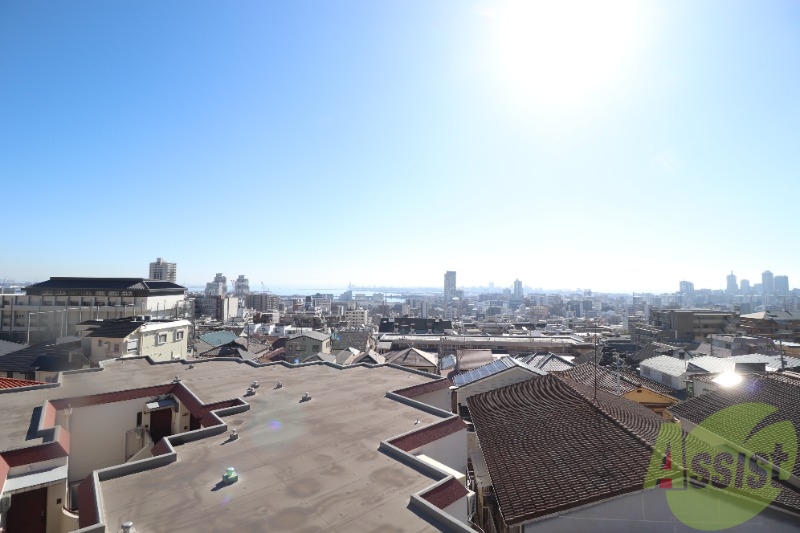 【神戸市中央区野崎通のマンションの眺望】