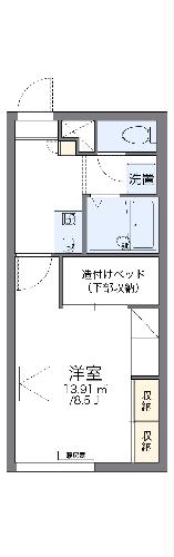 レオパレス牧津の間取り