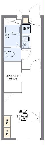 レオパレスセフティ半田の間取り