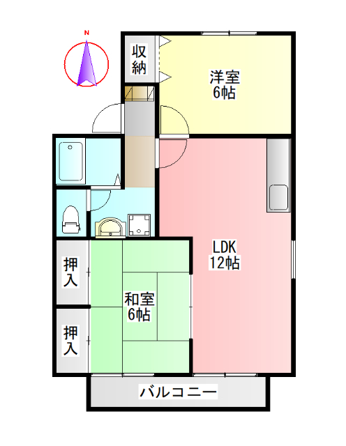 フォルビテッツァ赤坂の間取り