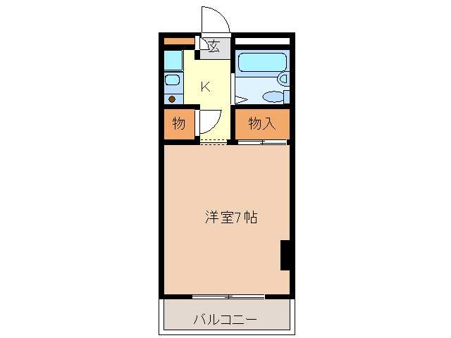 レガーロ津の間取り